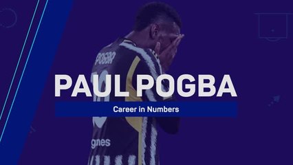 Paul Pogba's up-and-down career in numbers