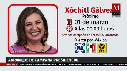 Mañana, 1 de marzo, arrancan campañas presidenciales