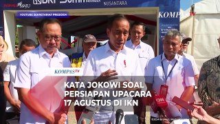 Jawab Jokowi soal Persiapan Upacara 17 Agustus di IKN