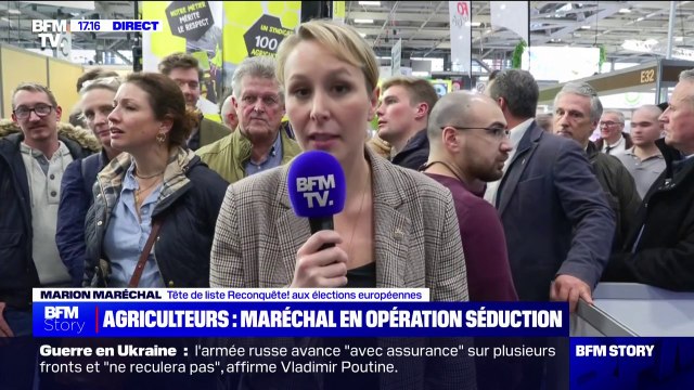 Prix planchers sur les matières premières agricoles: Emmanuel Macron lance des sujets de façon totalement irréfléchie et mensongère , pour Marion Maréchal (Reconquête!)