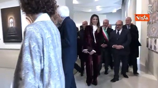 Mattarella all'inaugurazione delle Sale espositive della Gran Galleria della Reggia di Caserta