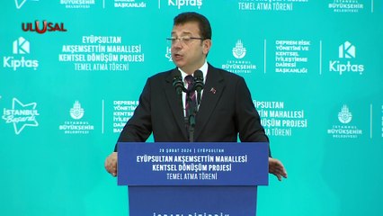 Ekrem İmamoğlu Murat Kurum'un 650 bin konut vaadini gerçekçi bulmadı