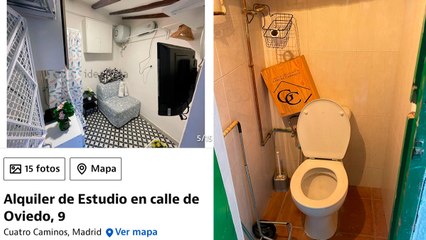 NO NO El piso de alquiler más barato de Madrid: 400 euros por 6 metros cuadrados