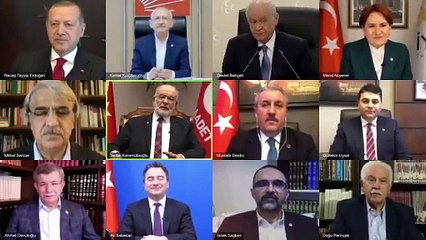 Çok konuşulacak görüntüler: Parti genel başkanlarını bir araya getirdiler