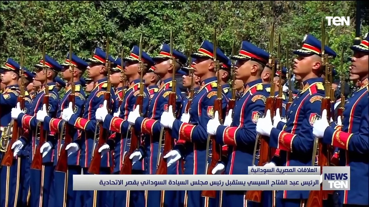 الرئيس عبد الفتاح السيسي يستقبل رئيس مجلس السيادة السوداني بقصر الاتحادية