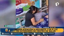 Se negaron a atenderla y embarazada da a luz en las afueras del centro de salud en Huánuco