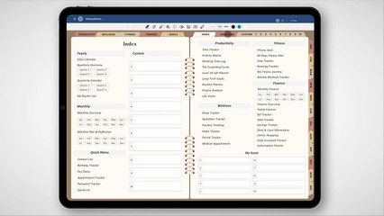 Digital Calendar Planner -  Daily, Monthly and Weekly