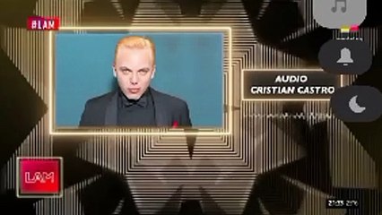 ¡Filtran audios de Cristian Castro acosando a una mujer!