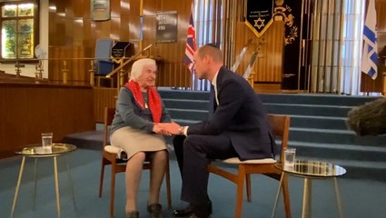 Prince William responds to question about Kate during meeting with Holocaust survivor