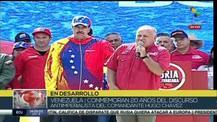 Diosdado Cabello: Este pueblo seguirá siendo antimperialista, socialista y bolivariano