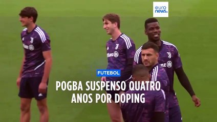 Pogba suspenso quatro anos por doping