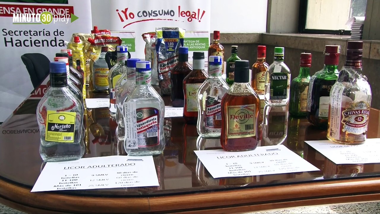 05-12-18 Autoridades de Antioquia intensifican labores de incautación de licor adulterado