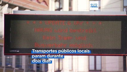 Nova greve nos transportes públicos da Alemanha