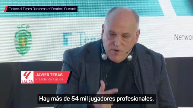 Javier Tebas: A Florentino como gestor de competiciones europeas le pongo un cero