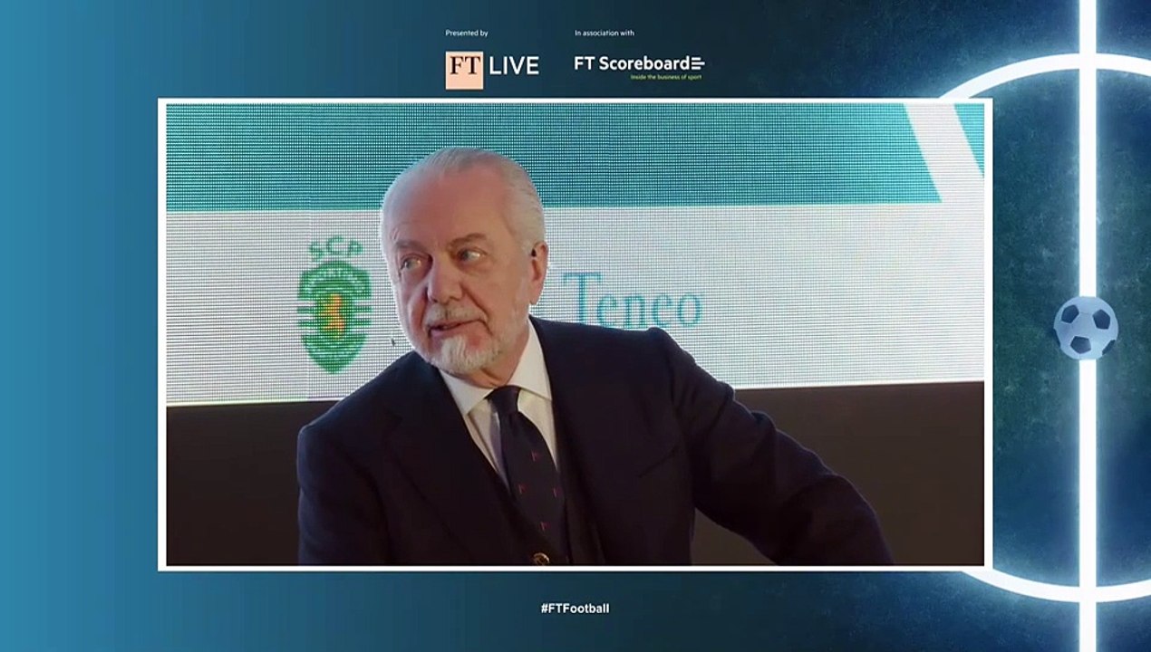 Video, De Laurentiis al Financial Times: "Il calcio in tv dovrebbe essere gratis per tutti"