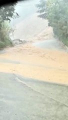 Por derrumbe hay cierre total en la via a Cisneros