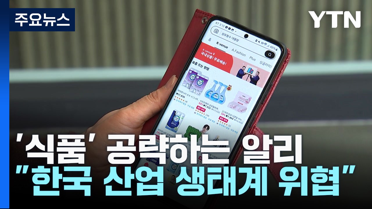 '식품' 공략하는 알리, "한국 산업 생태계 위협" / YTN