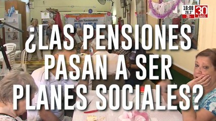 ¿Las pensiones pasan a ser planes sociales?