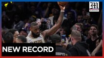 LeBron James reaches 40,000 points to extend his record as NBA's scoring leader