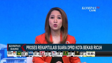 Ricuh! Saksi Partai Minta Kotak Suara Dibuka dan Proses Rekap Suara DPRD Kota Bekasi Diulang