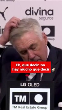 Ancelotti y el lío final en Mestalla con Gil Manzano