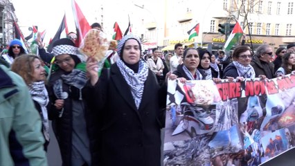 مظاهرات في برلين تتهم الحكومة بتمويل القصف الإسرائيلي على غزة