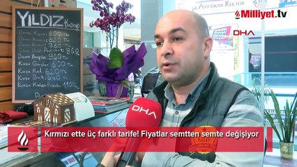 Kırmızı ette üç farklı tarife! Fiyatlar semtten semte değişiyor
