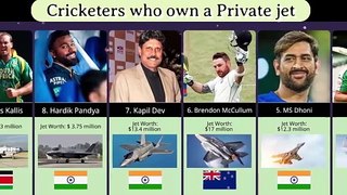 Richest Cricketer who own a privet Jet