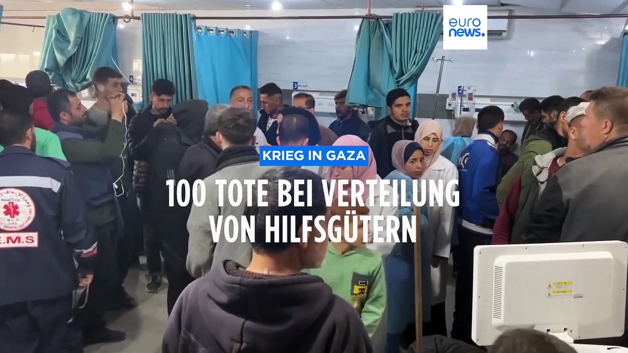 Krieg in Gaza: 100 Menschen bei Verteilung von Essen getötet