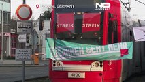 شل حركة النقل العام في ألمانيا بسبب إضراب نقابي