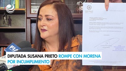 Diputada Susana Prieto rompe con Morena por incumplimiento en reforma de jornada laboral