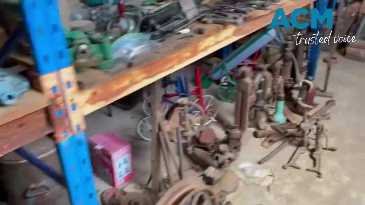 Inside Edmund Suttor’s memorabilia shed
