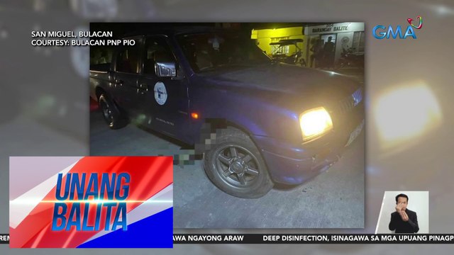 Pulis, nahulog mula sa patrol car; nasagasaan ng kasunod na sasakyan | UB