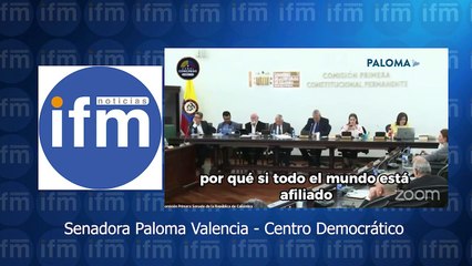 Senadora Paloma Valencia - No es necesario destruir lo construido en salud