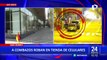 San Isidro: delincuentes que robaron en tienda de celulares chocan contra serenos en medio de huida