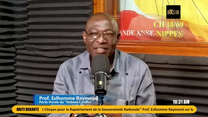 Pwofesè Eslhomme Raymond di li enkyete aprè deklarasyon Dr.Ariel Henry bay otorite CARICOM yo