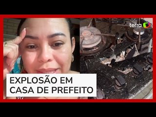 Fogão explode enquanto primeira-dama de Teresina (PI) esquentava sopa