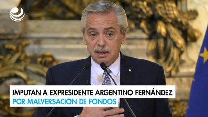 Imputan a expresidente argentino Fernández por malversación de fondos