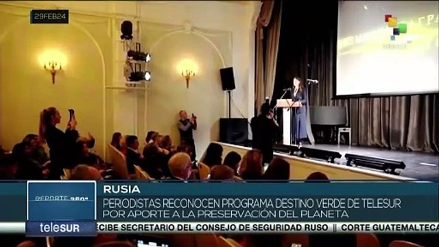 Rusia: Gremio de periodistas otorga reconocimiento a programa de teleSUR