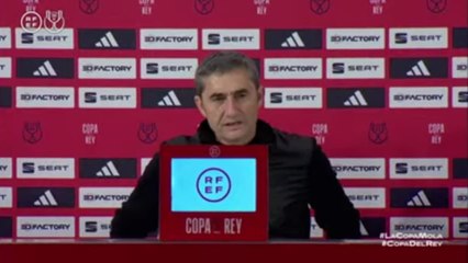 Télécharger la video: Rueda de prensa de Ernesto Valverde tras el Athletic Club vs. Atlético de Madrid, vuelta de semifinales de Copa del Rey