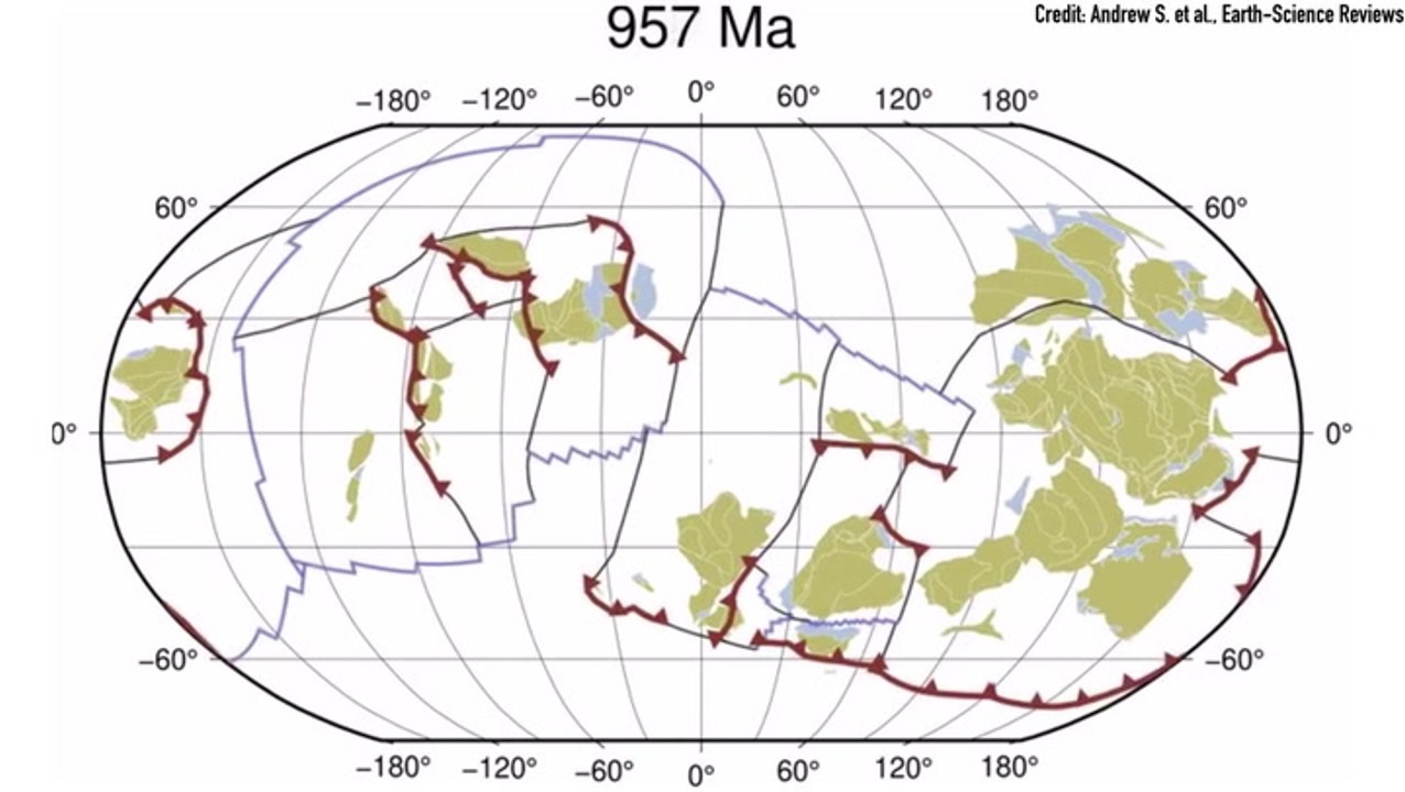 Earth's Evolution Over A Billion Years