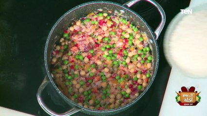 طريقة عمل أرز بالخضار والصوص مع الشيف فيفيان فريد
