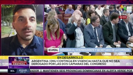 Tải video: Comisión Bicameral de Trámite Legislativo de Argentina analizó la discusión del DNU