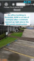 Rockdale sinkhole: building at risk of collapse after sinkhole opens up above M6 tunnel work