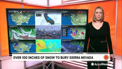 Major snowstorm to bury parts of the Sierra with more than 100 inches