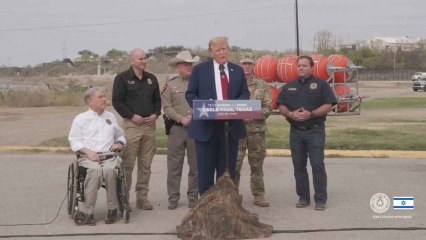 Trump visita la frontera con México y ataca la gestión de Biden: "Esta es su invasión"