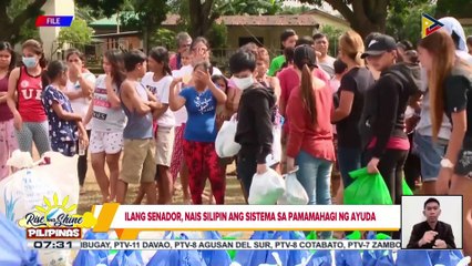 Ilang Senador, nais silipin ang sistema sa pamamahagi ng ayuda sa bansa
