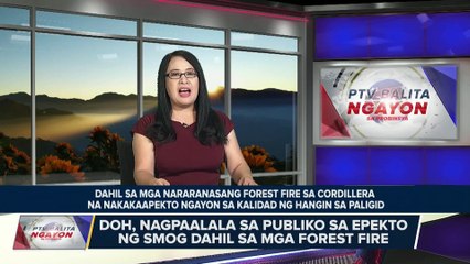 DOH, nagpaalala sa publiko sa epekto ng smog sahil sa mga forest fire