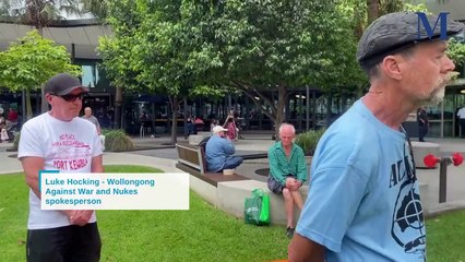 Massive Anti-War Protest Sparks Attention During Shellharbour Defense Conference ✊
