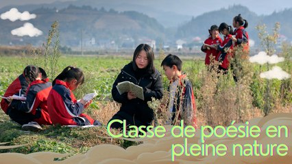 Classe de poésie en pleine nature